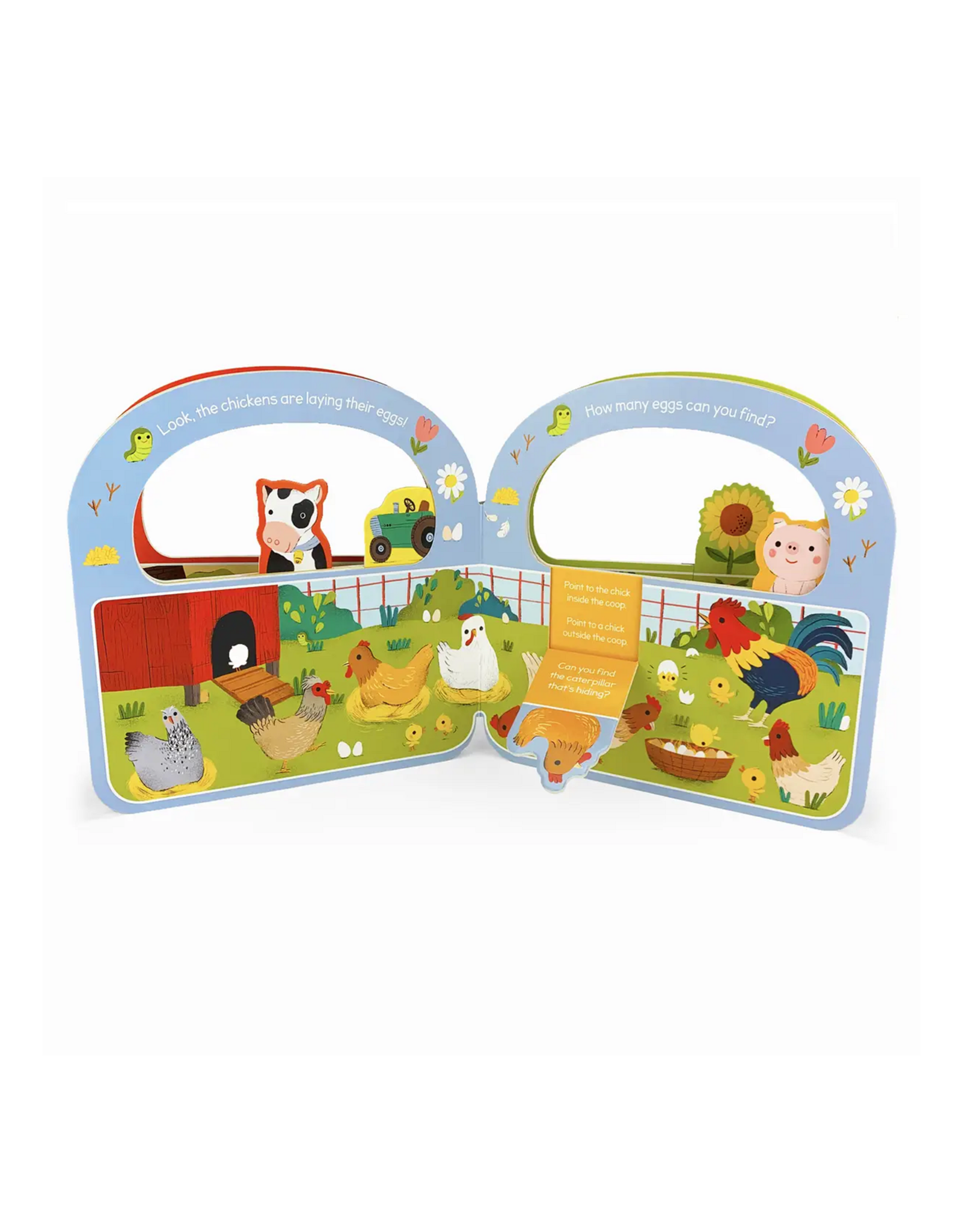 Cottage Door Press On the Farm: Flip-a-Flap Board Book with Handle