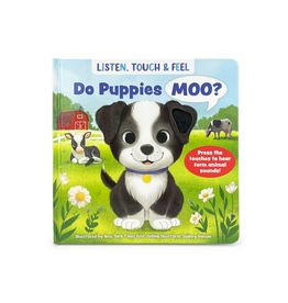 Cottage Door Press Do Puppies Moo? Listen, Touch & Feel Interactive Board Book