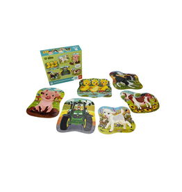 Cottage Door Press John Deere Farm Friends: 6 Touch & Feel Puzzles