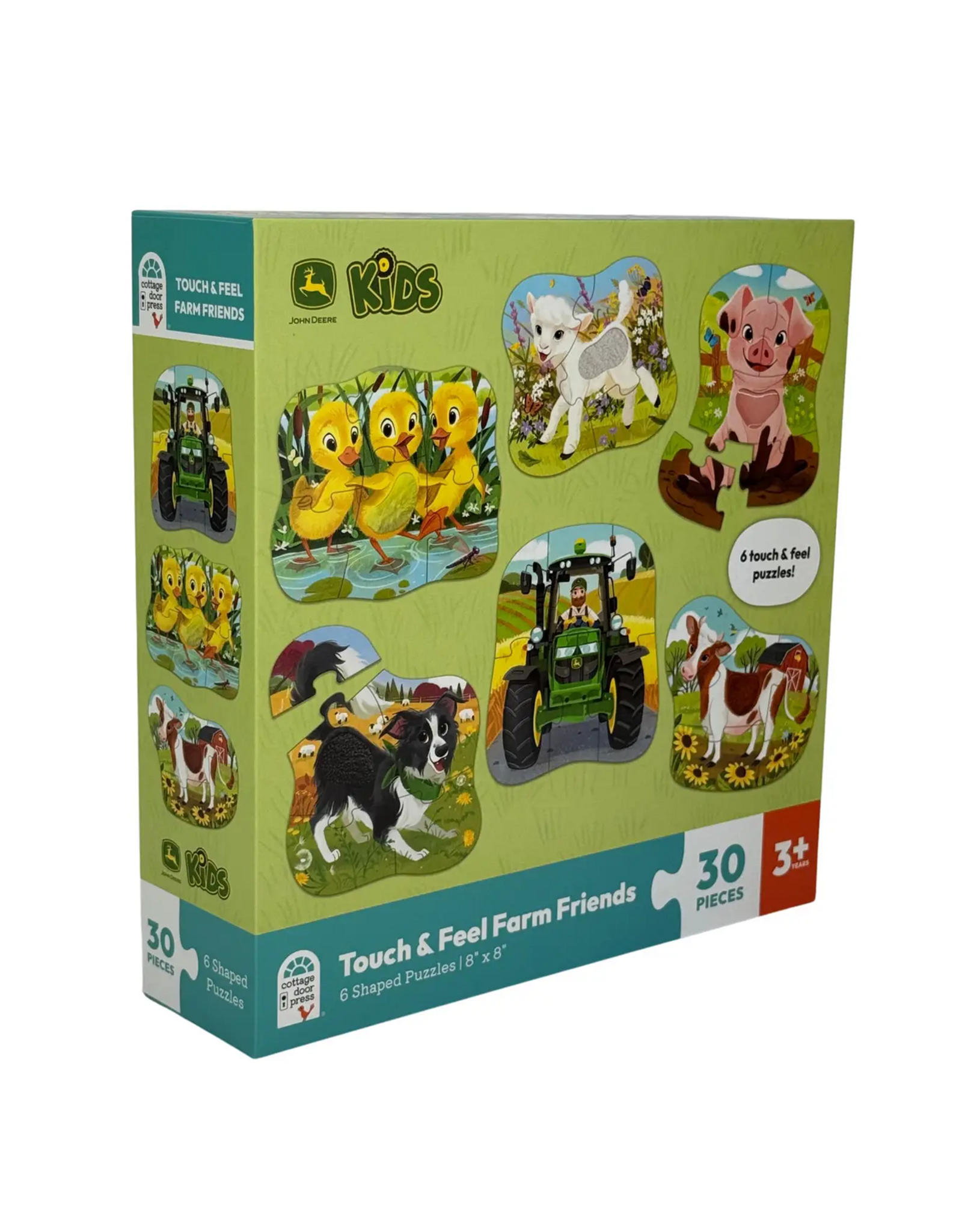 Cottage Door Press John Deere Farm Friends: 6 Touch & Feel Puzzles