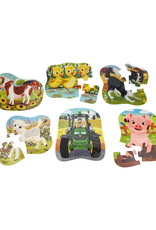 Cottage Door Press John Deere Farm Friends: 6 Touch & Feel Puzzles