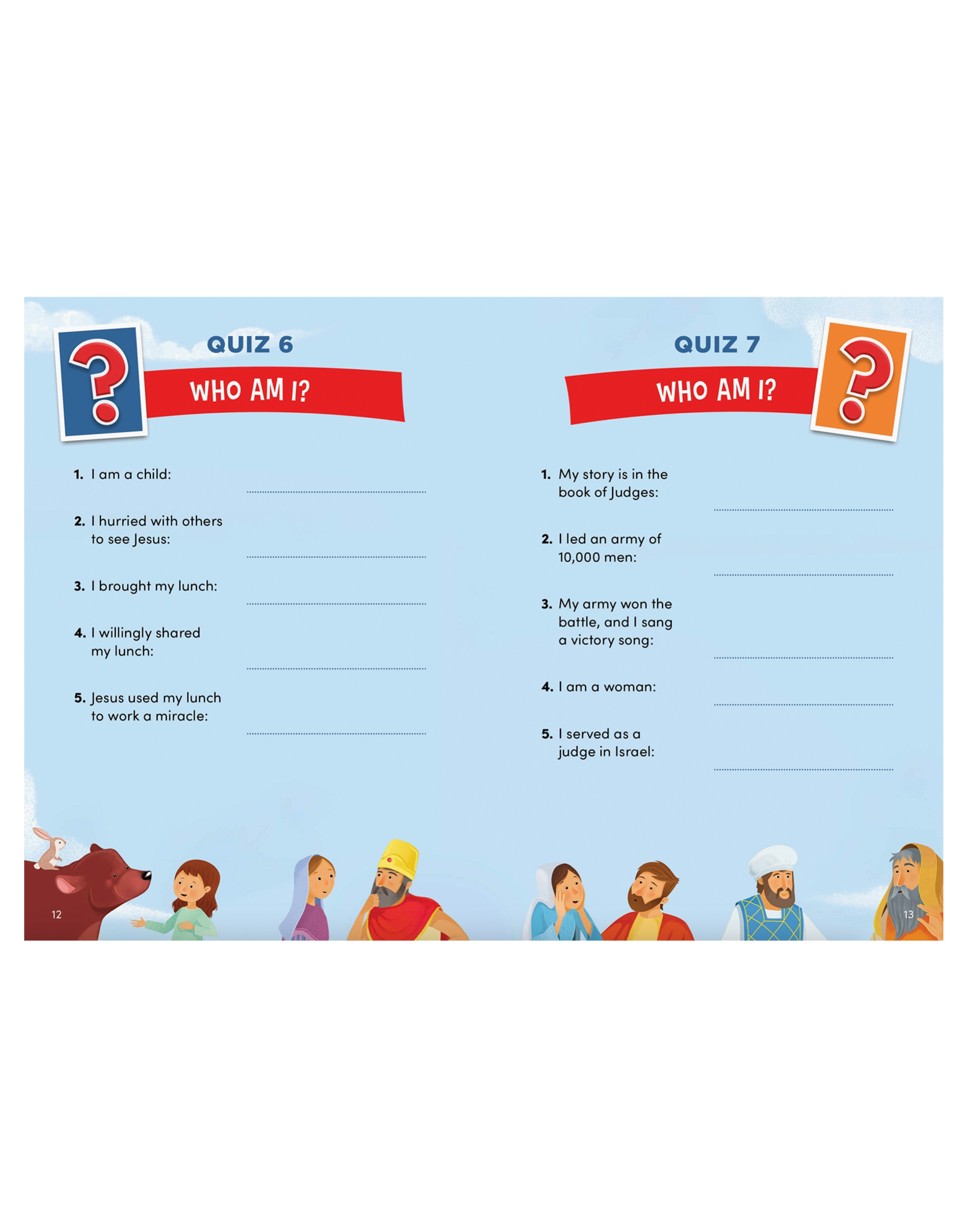 Barbour Publishing Guess Who? Bible Trivia for Kids Game