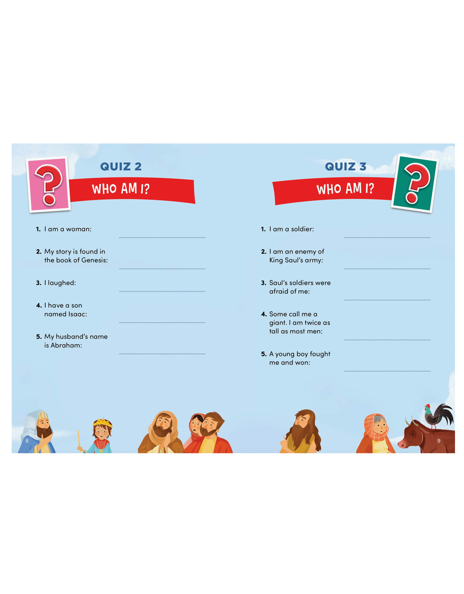 Barbour Publishing Guess Who? Bible Trivia for Kids Game