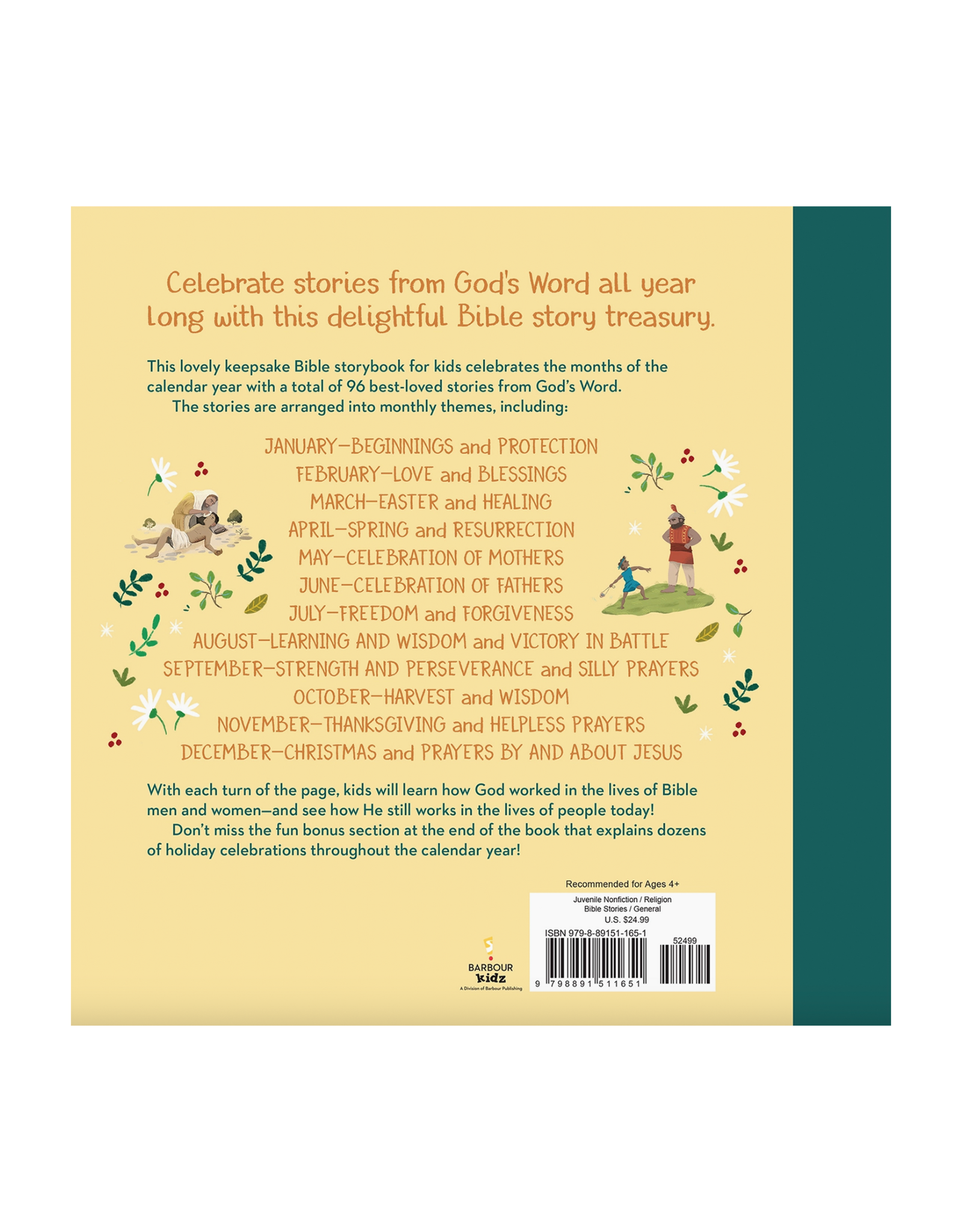Barbour Publishing A Year of Bible Stories & Prayers