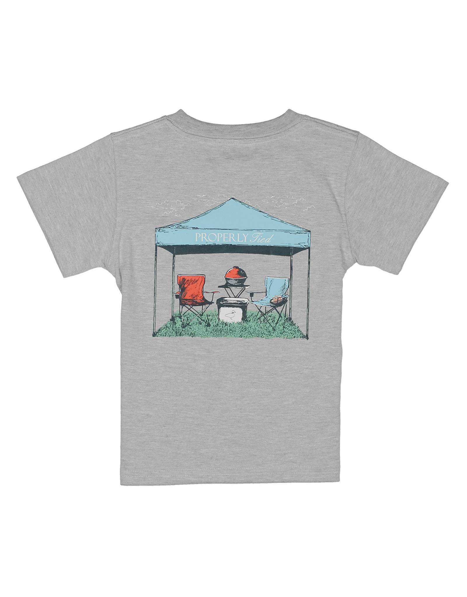 Properly Tied PT26 SS Tee Heather Grey Tailgate