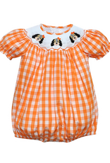 Southern Saturday SS409 Hound Dog Smocked Bishop Bubble