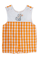 Southern Saturday SS291 Embroidered Hound Dog Shortall