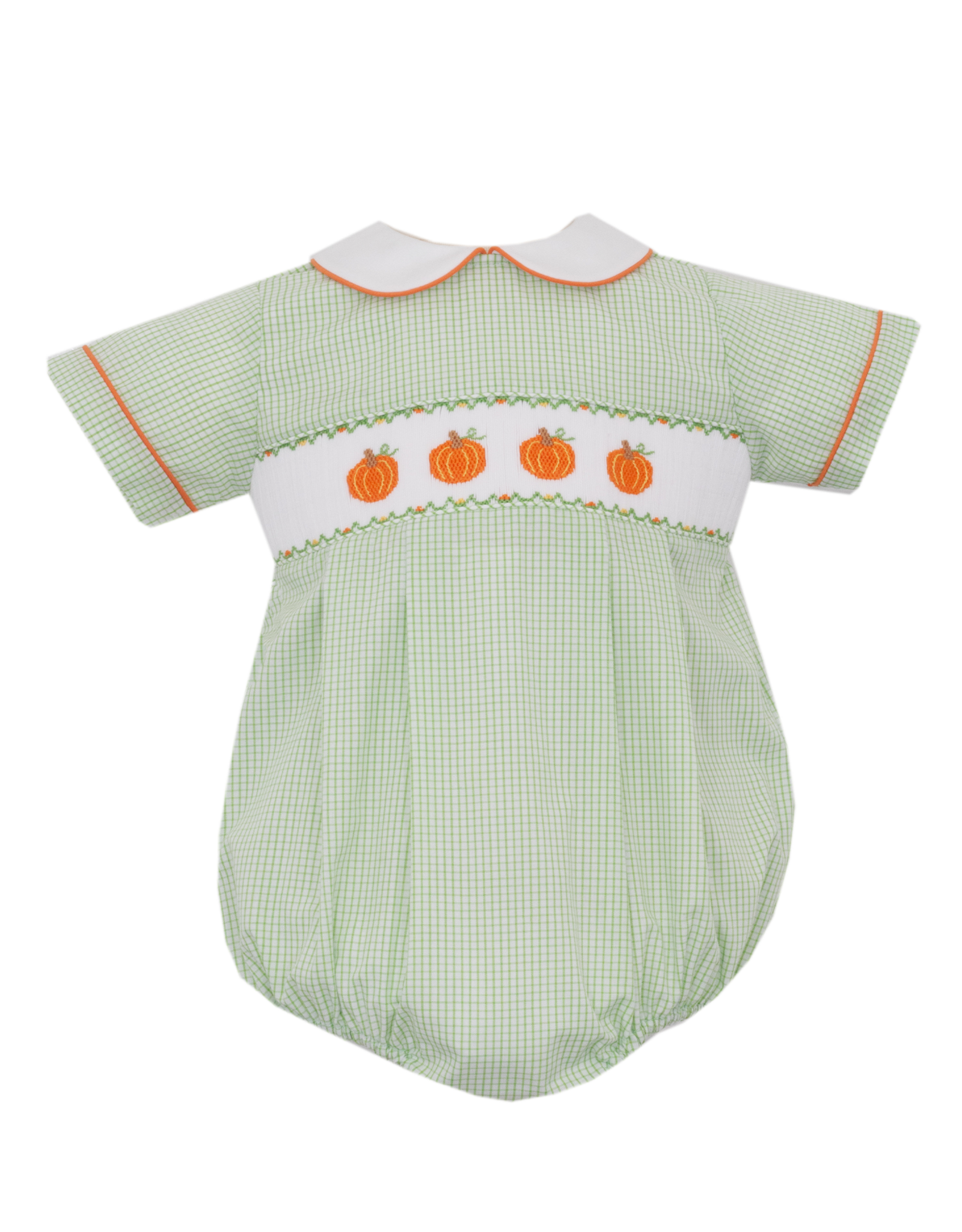 Petit Bebe 122BB Pumpkin Smocked Bubble