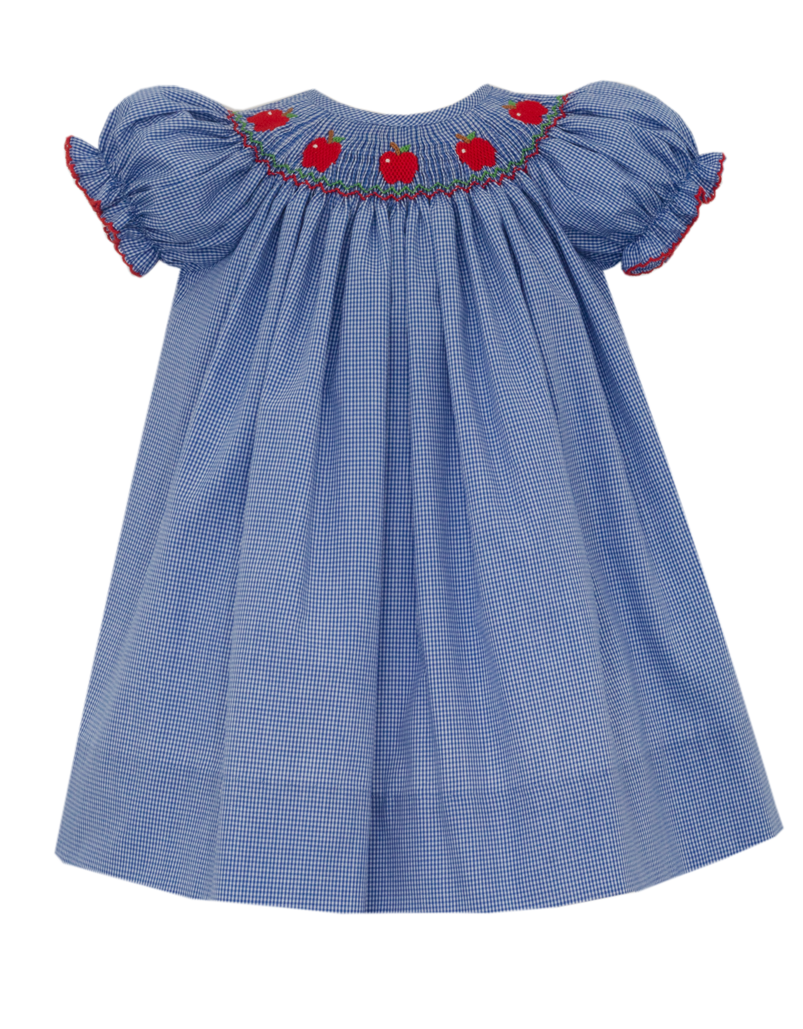 Petit Bebe 127A Apples Smocked Bishop Dress