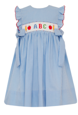 Petit Bebe 121D ABC Smocked Dress w/Bows