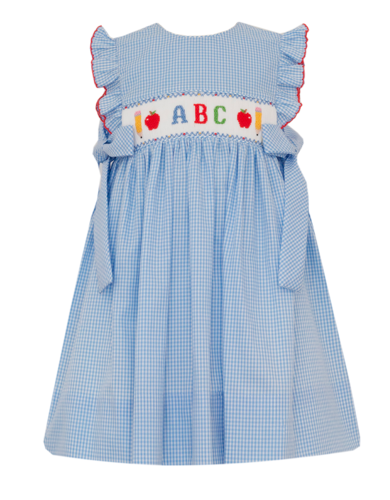 Petit Bebe 121D ABC Smocked Dress w/Bows
