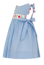 Petit Bebe 121D ABC Smocked Dress w/Bows