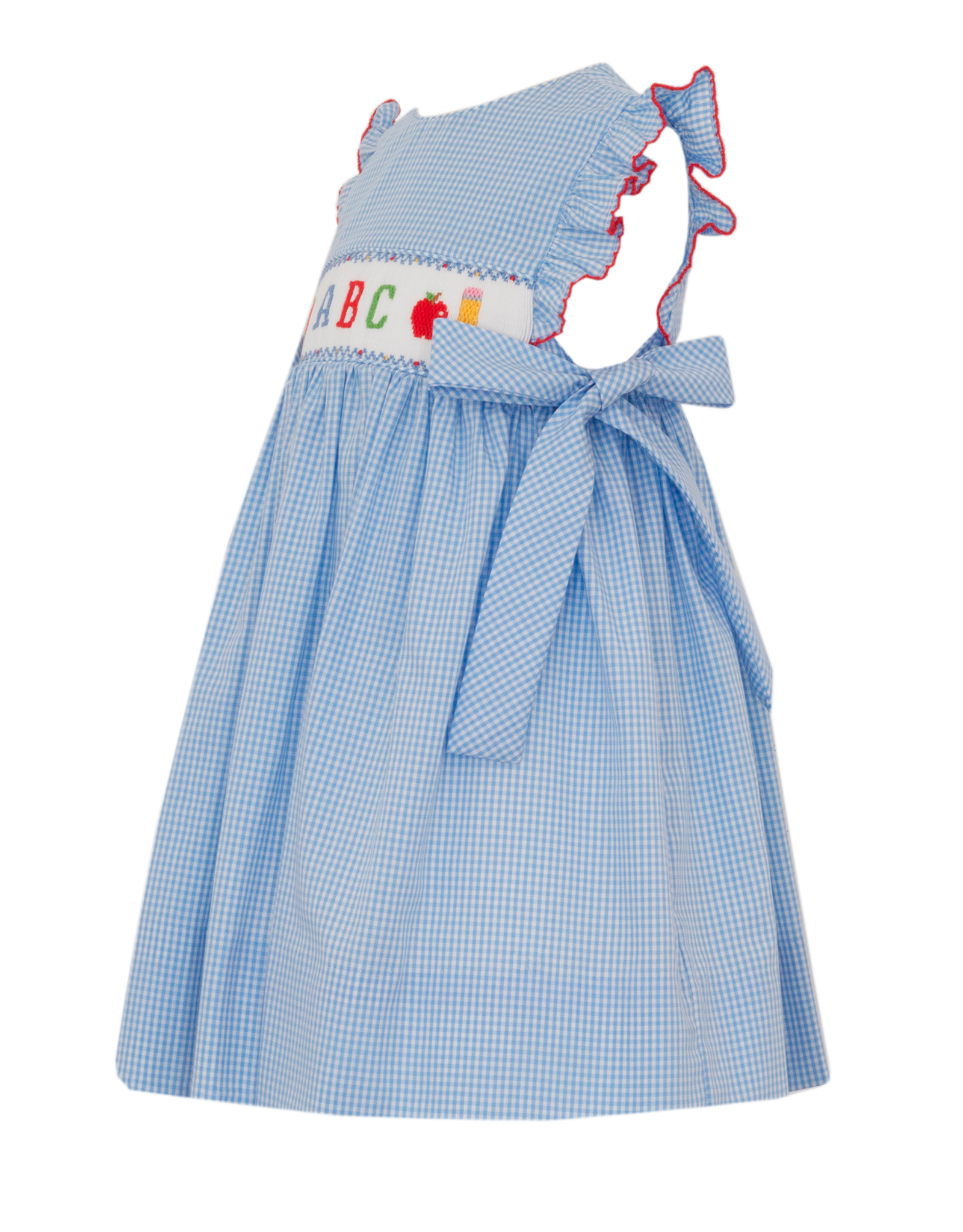Petit Bebe 121D ABC Smocked Dress w/Bows