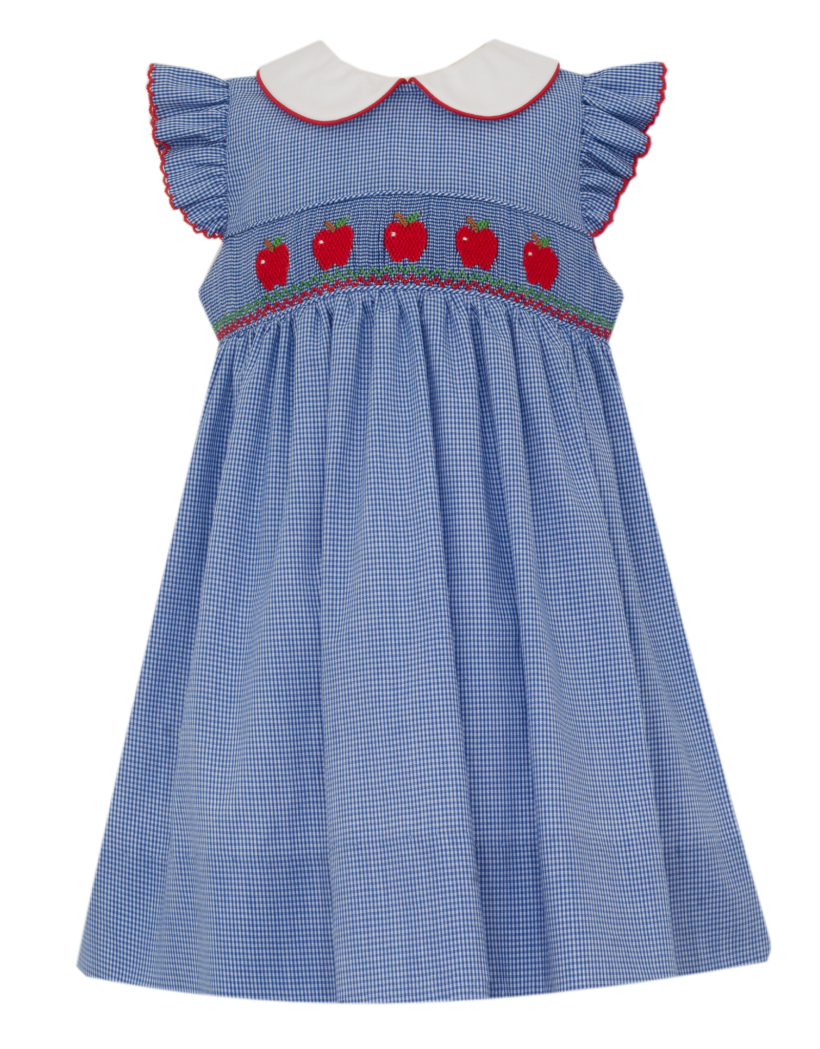 Petit Bebe 127D Apples Smocked Dress w/Collar