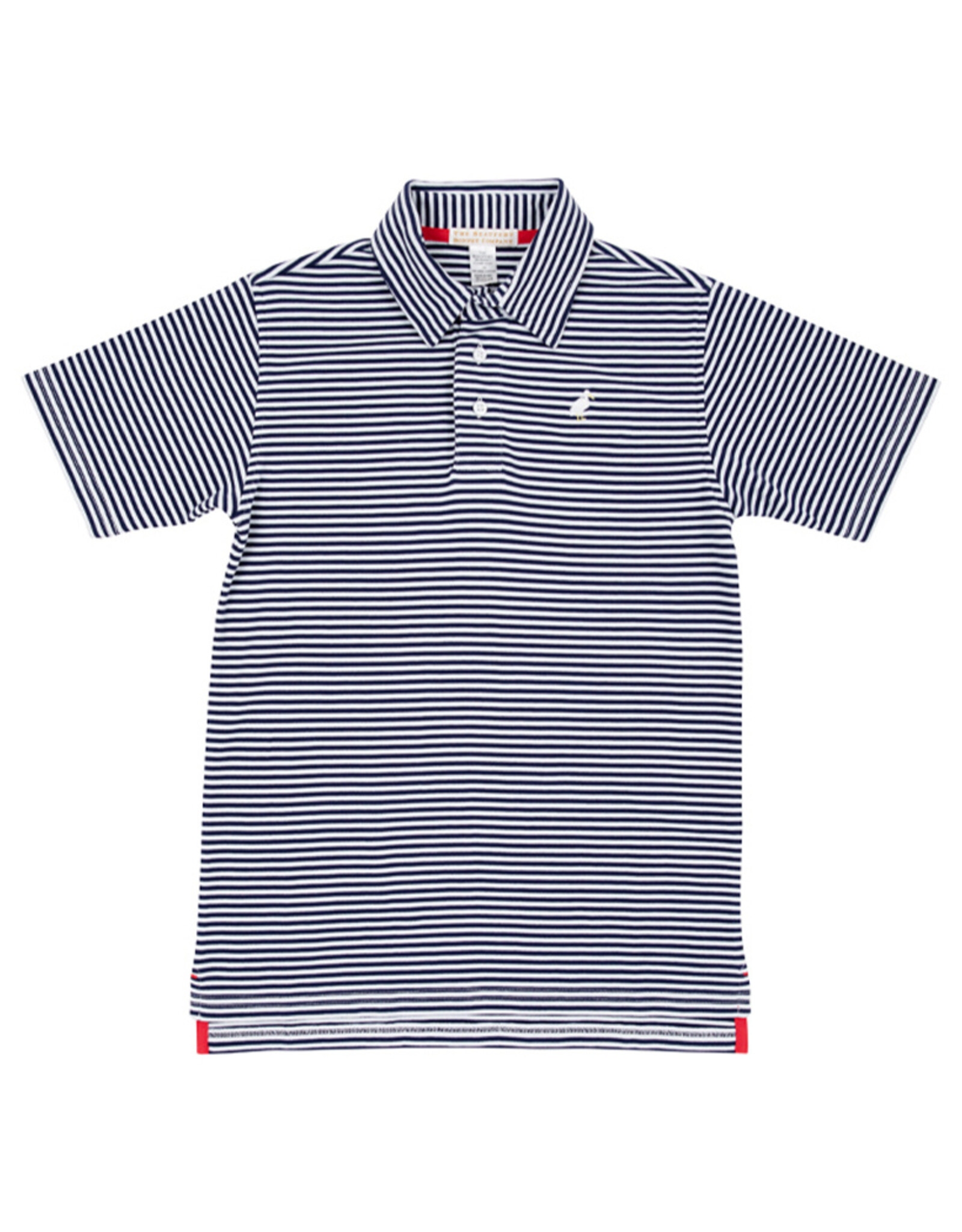 TBBC Prim Proper Polo Nantucket Navy Stripe