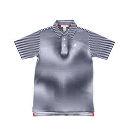 TBBC Prim Proper Polo Nantucket Navy Stripe
