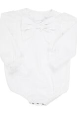 TBBC Beatrice Bow Blouse Onesie Worth Ave White