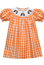 Southern Saturday SS409 Hound Dog Smocked Bishop Dress