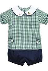 Remember Nguyen 2016SS Navy Plaid Duck Short Set