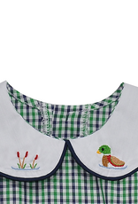 Remember Nguyen 2016SS Navy Plaid Duck Short Set