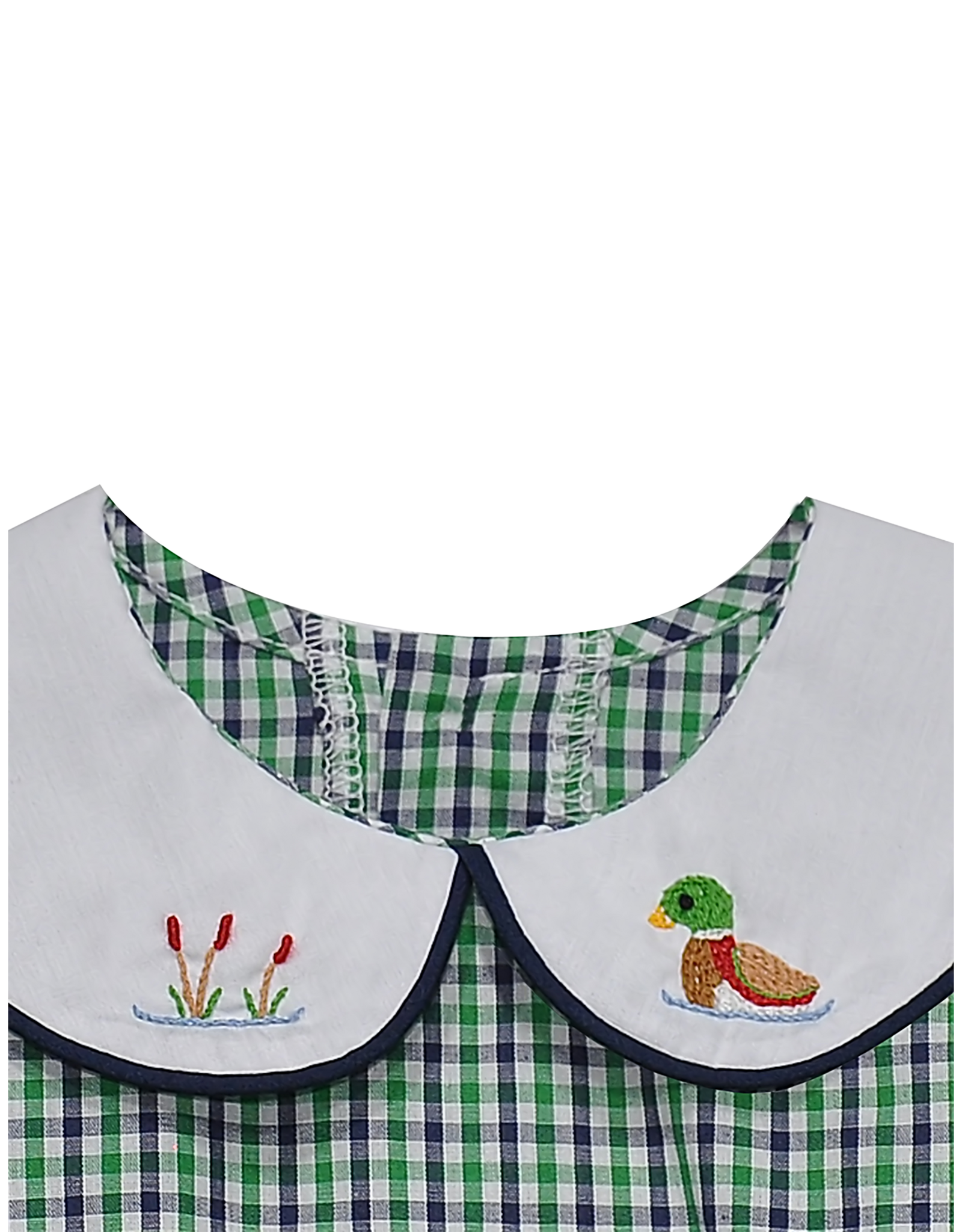 Remember Nguyen 2016SS Navy Plaid Duck Short Set