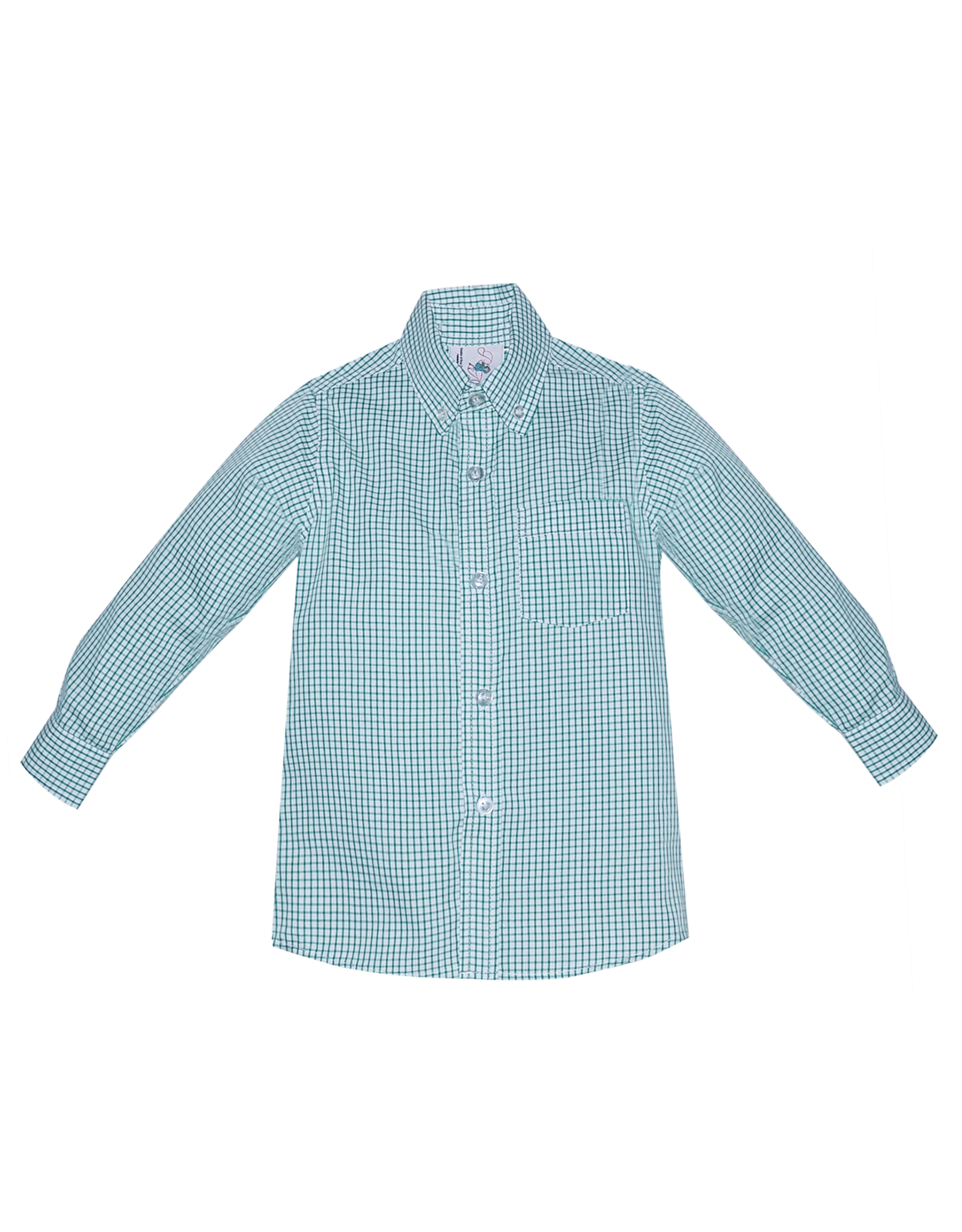 Remember Nguyen ABSHT Button Down Shirt Green Square Check