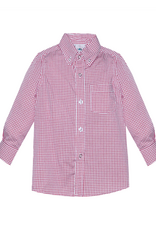 Remember Nguyen ABSHT Button Down Shirt Red Square Check
