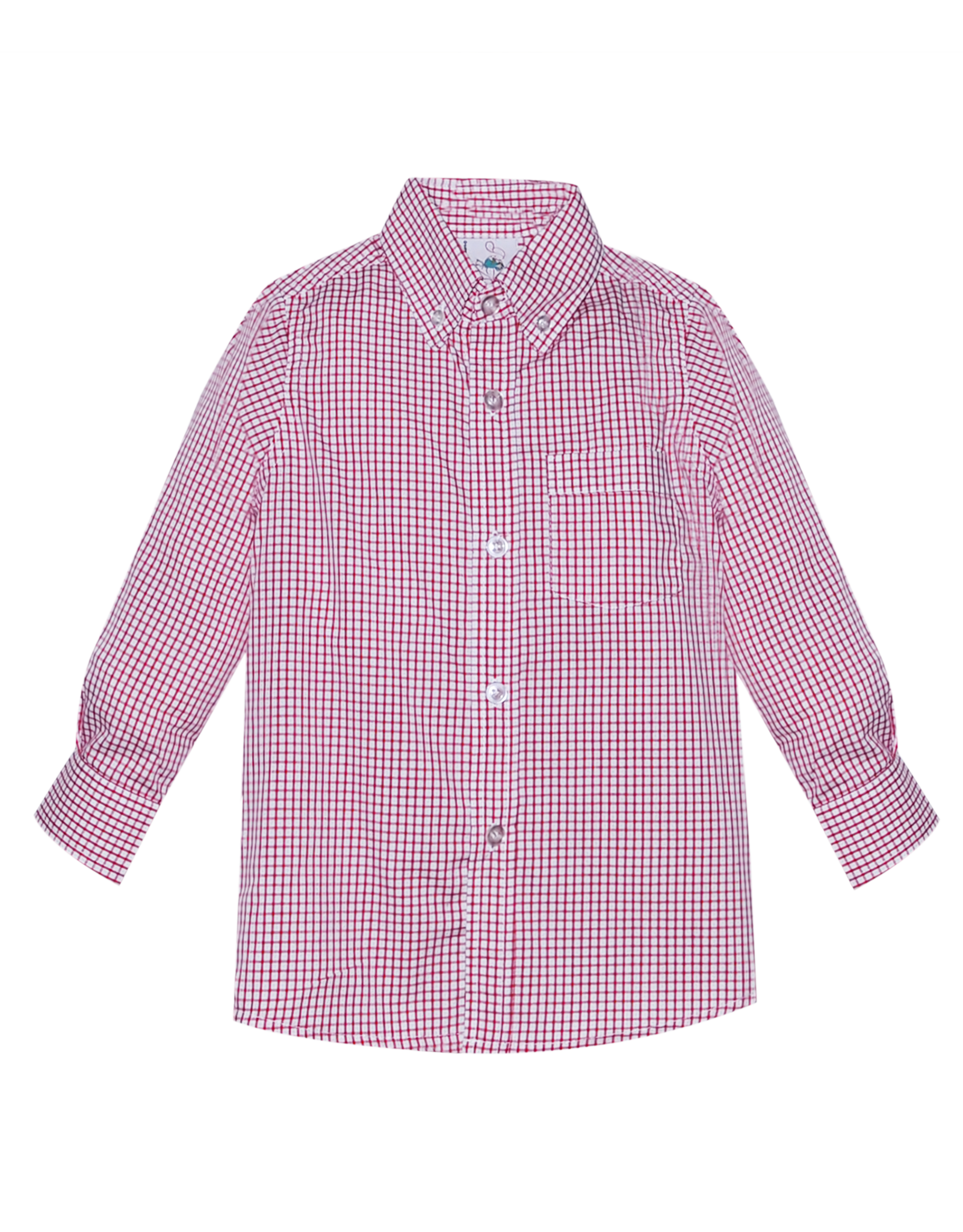 Remember Nguyen ABSHT Button Down Shirt Red Square Check