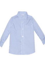 Remember Nguyen ABSHT Button Down Shirt Royal Blue Square Check