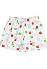 The Smiley Crab SCF26 Back to School Print Shorts
