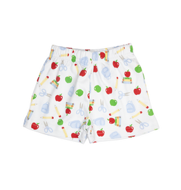 The Smiley Crab Back to School Print Shorts