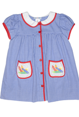 Lulu Bebe LBF26 Bea Crayon Pocket Dress