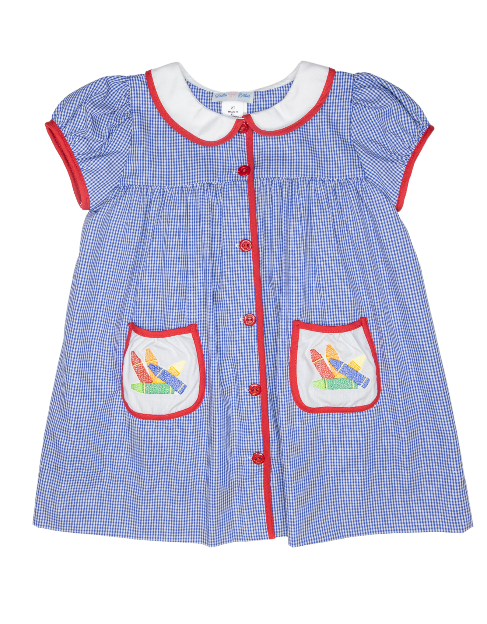 Lulu Bebe LBF26 Bea Crayon Pocket Dress