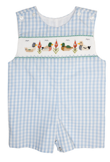 Lulu Bebe LBF26 Pete Mallard Smocked Shortall
