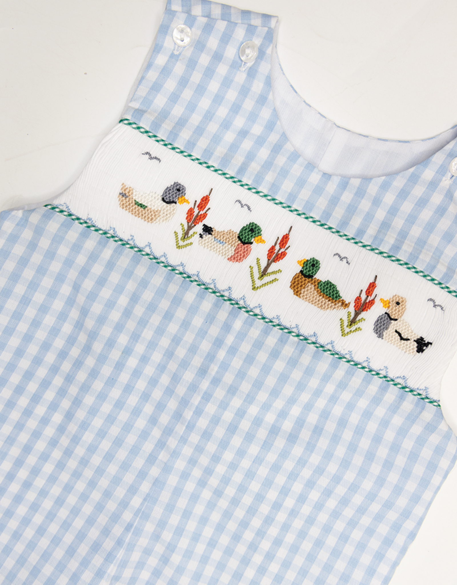 Lulu Bebe LBF26 Pete Mallard Smocked Shortall