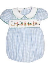 Lulu Bebe LBF26  Rosie Mallard Smocked Bubble