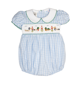Lulu Bebe Rosie Mallard Smocked Bubble
