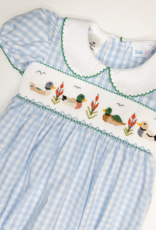 Lulu Bebe LBF26  Rosie Mallard Smocked Bubble