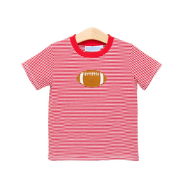 Trotter Street Kids Football Shirt Red Stripe