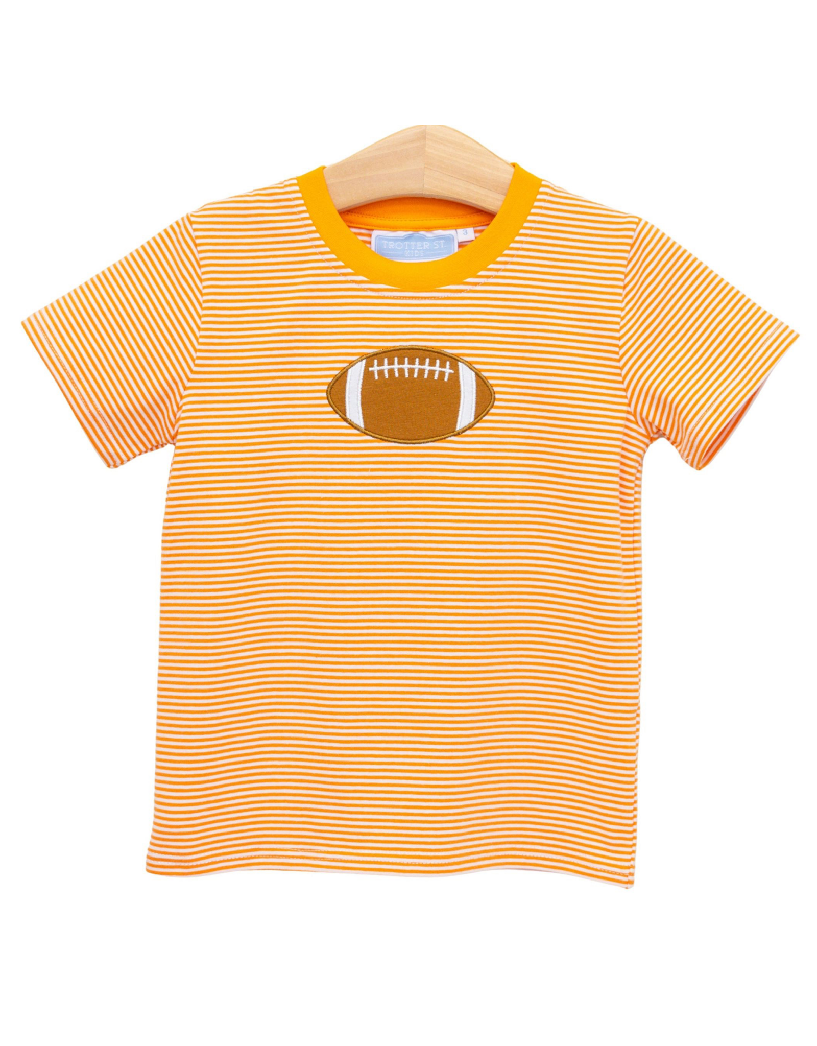 Trotter Street Kids TSF26 Football Shirt Orange Stripe