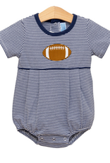 Trotter Street Kids TSF26 Football Bubble Navy Blue Stripe
