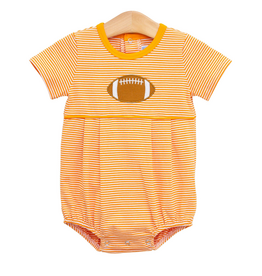 Trotter Street Kids Football Bubble Orange Stripe