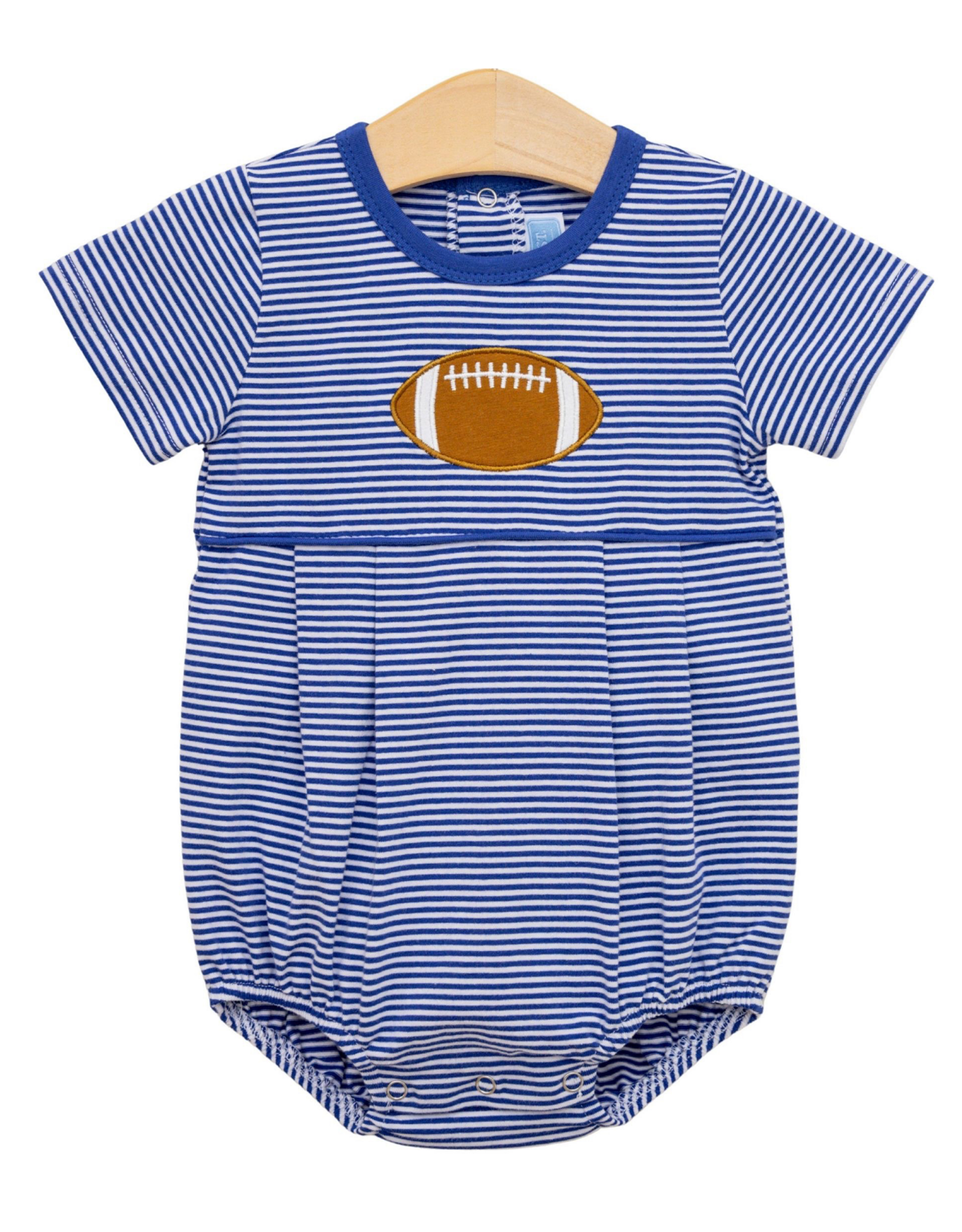 Trotter Street Kids TSF26 Football Bubble Royal Blue Stripe