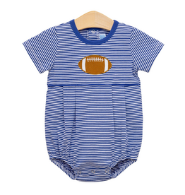 Trotter Street Kids Football Bubble Royal Blue Stripe