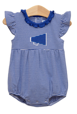 Trotter Street Kids TSF26 Megaphone Bubble Royal Blue Stripe