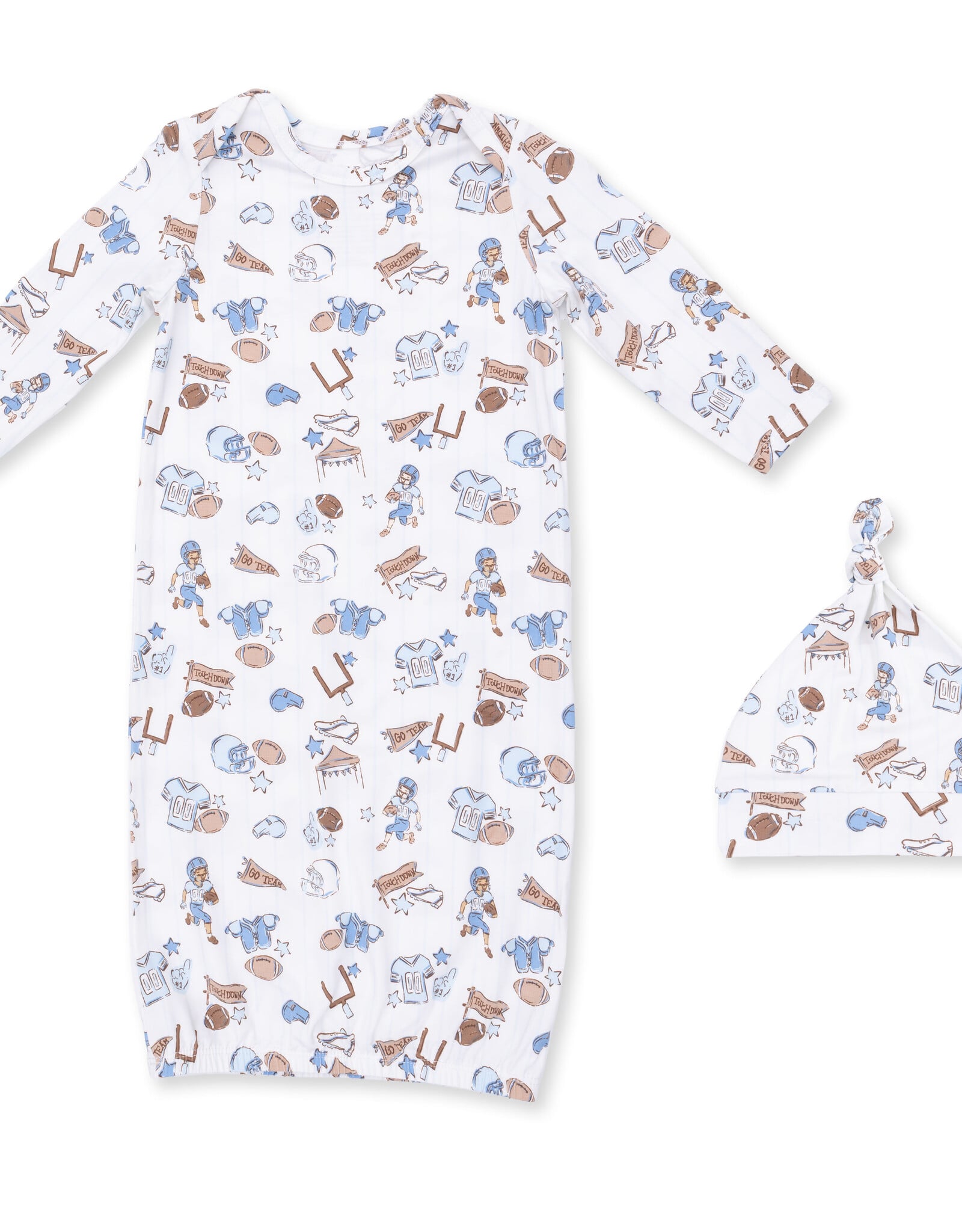 Angel Dear ADF26 Lap Shoulder Gown & Hat Football Nursery