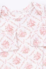 Angel Dear ADF26 Knotted Gown and Headband Rose Bow Lattice