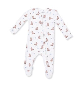 Angel Dear 2 Way Zipper Footie Mini Cowboy Boots