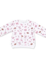 Angel Dear ADF26 Footballs & Bows Sweatshirt/Pant