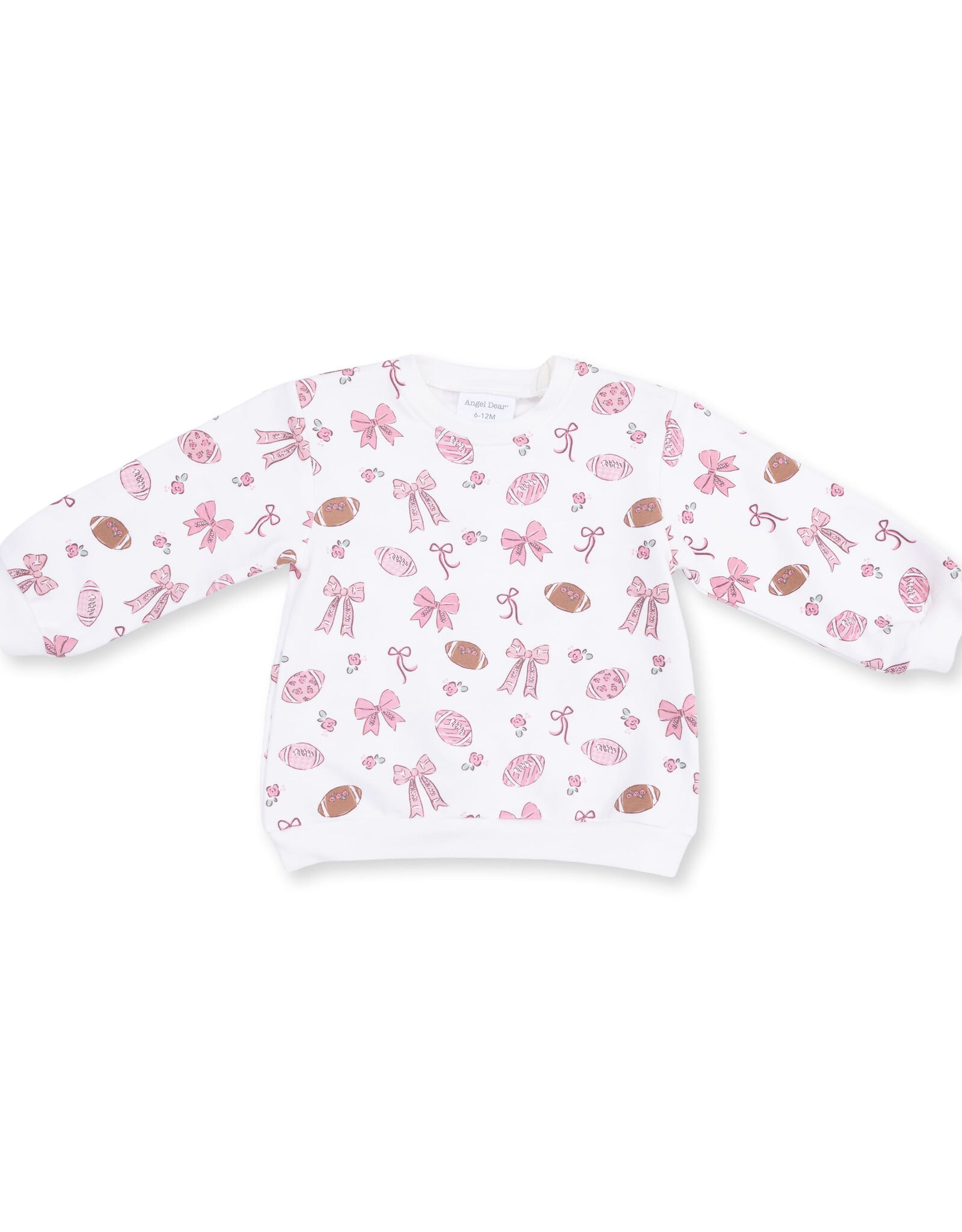 Angel Dear ADF26 Footballs & Bows Sweatshirt/Pant